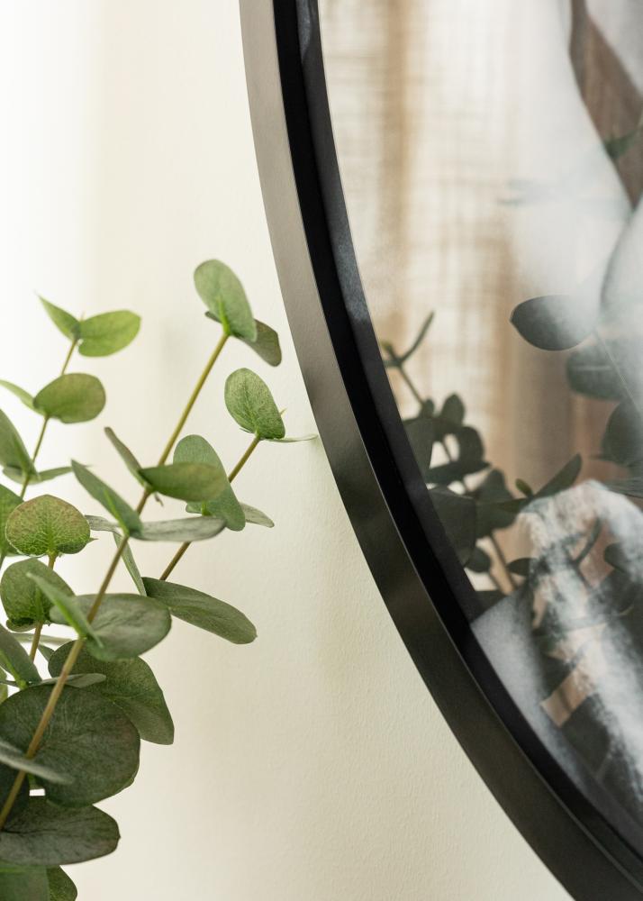 Okrúhly Rám Akrylové sklo Cierna 70 cm Ø