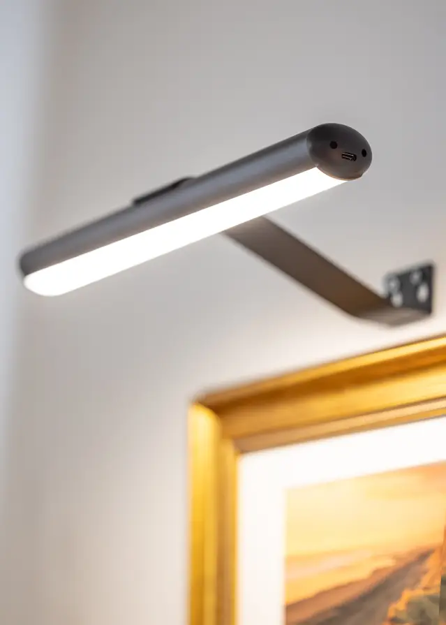 KAILA Lux Batériové Osvetlenie Obrazu 33 cm - Čierna