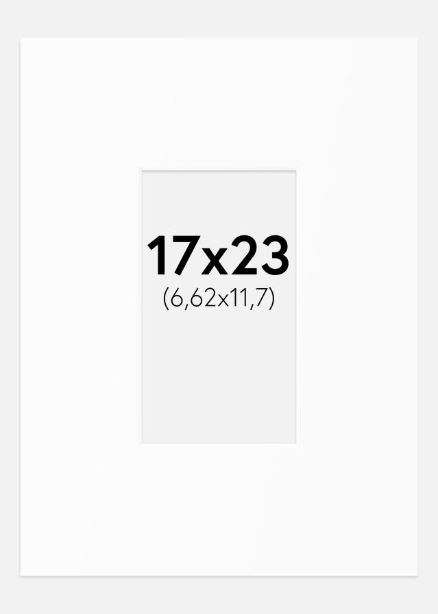 Pasparta Biely Štandard (Biele Jadro) 17x23 cm (6,62x11,7)