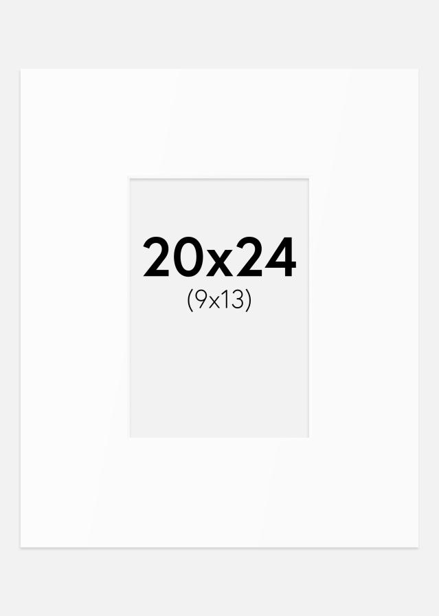 Pasparta Biely Štandard (Biele Jadro) 20x24 cm (9x13)