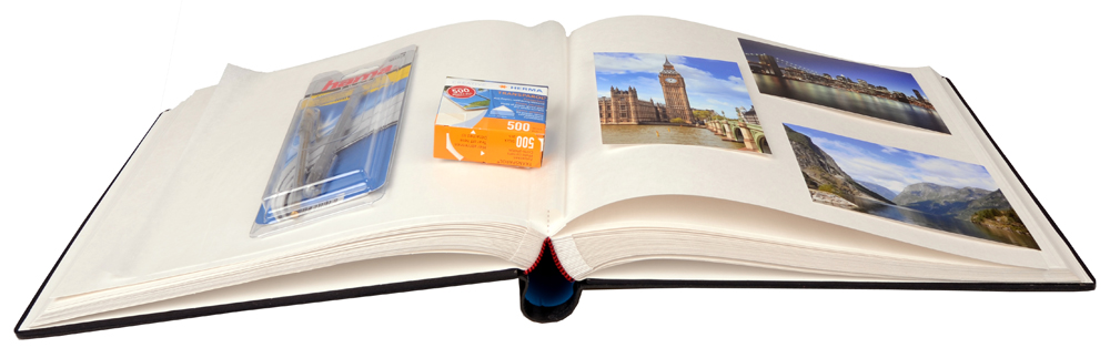 Henzo Smrek Cara Prémium Fotoalbum - Cierna - 31x33 cm (100 Biele Strany)