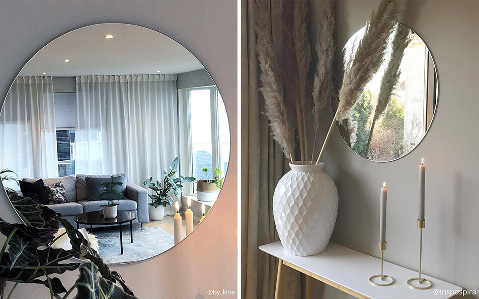 Kruhové zrkadlá - svetelný odraz zo zrkadla