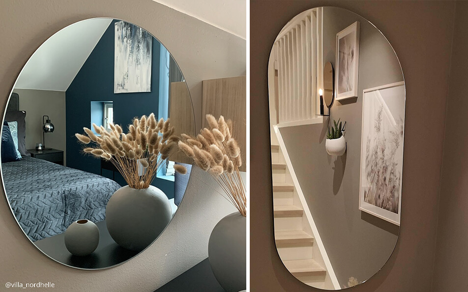 Zrkadlo spálňa - zrkadlo chodba