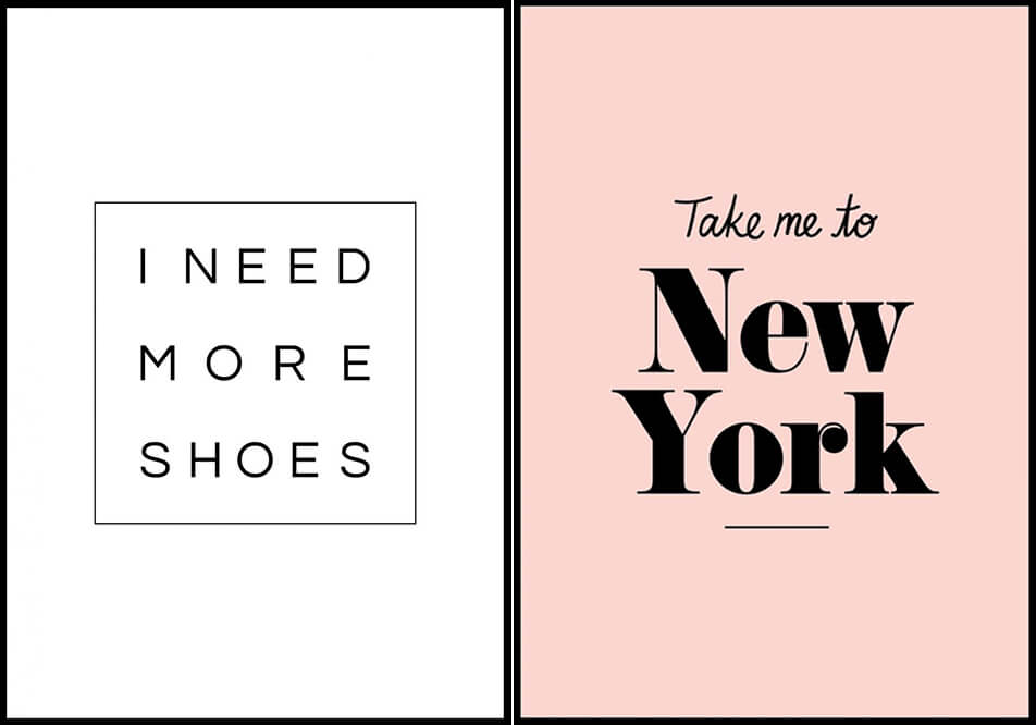 Postery s citátmi - textové postery