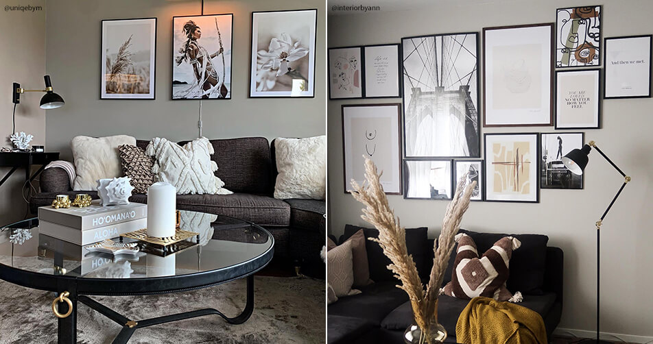 Iné zariadenie obývačky - maximalistický štýl