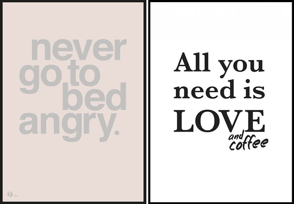 Postery s vtipnými citátmi - textové postery